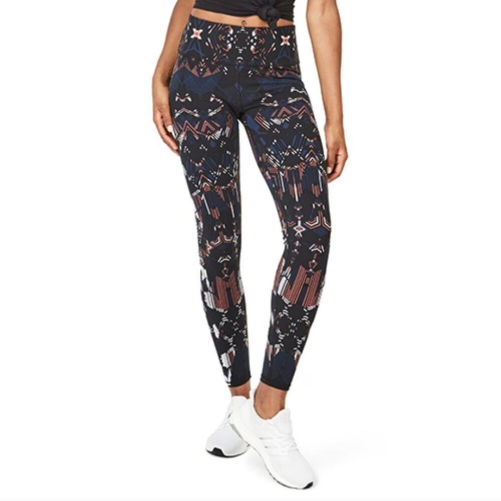 Sweaty Betty The Power athletic leggings bold graphic print size extra small